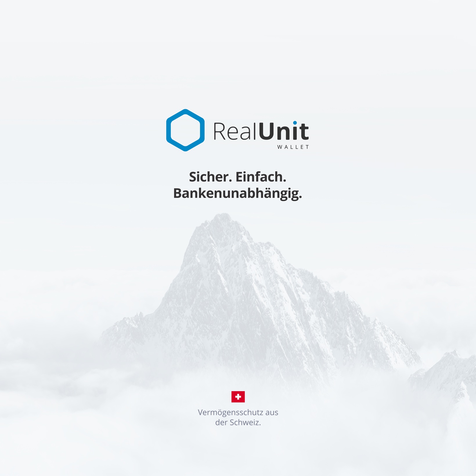 RealUnit Wallet — Sicher. Einfach. Bankenunabhängig. Vermögensschutz aus der Schweiz.